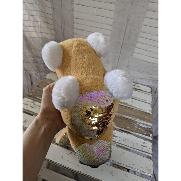 Justice reverse sequin dog plush stuffed toy - Picture 7 of 8